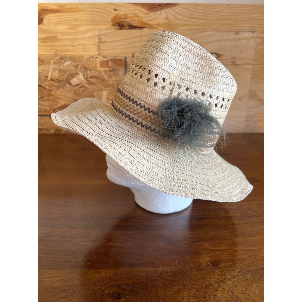 Stevens "Soft Wire Brim U-Shape-It" Women's Sun Hat Size 7 or 56cm Made in USA